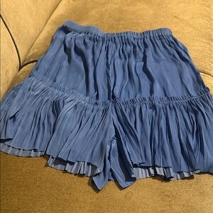 Current Air Blue Women's Pleated Shorts